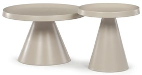 F4112 Sada konferenčných stolíkov CSM, béžová, 2ks