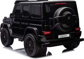 LEAN CARS Elektrické autíčko Mercedes G63 XXL čierne lakované 4x4 24V