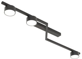 Stropné svietidlo SKAN 3xGX53/12W/230V čierne