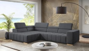 XXXLutz ROHOVÁ SEDAČKA, textil, grafitová MID.YOU - Sedačky - 000694006522