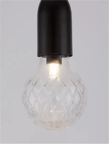 Retro luster Veda 95 čierne