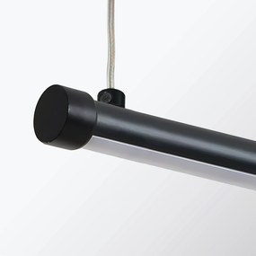 Toolight Toolight, LED závesné osvetlenie 120cm, 15W, 3000K, LHJ031-CP, čierna matná, OSW-50014