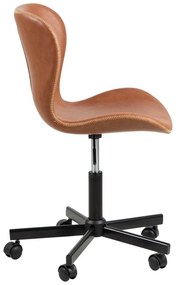 Koňakovohnedá kancelárska stolička Actona Batilda