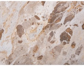 Odkladací stolík s doskou v dekore mramoru 50x75 cm Organic – Leitmotiv