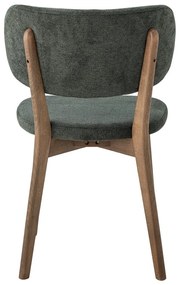 Tmavozelená/hnedá jedálenská stolička Cally – Bloomingville