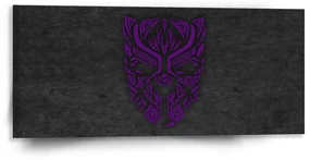 Sablio Obraz BLACK PANTHER wakanda forever Fialový - 110x50 cm
