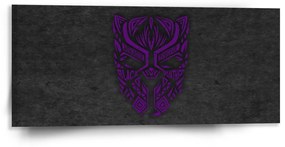 Sablio Obraz BLACK PANTHER wakanda forever Fialový - 110x50 cm