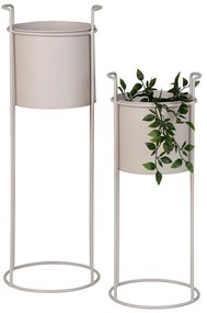 Kovové obaly na kvetináče v súprave 2 ks ø 21,5 cm Rabo – House Nordic