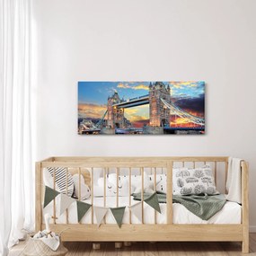 Obraz - Tower Bridge, Londýn, Anglicko (120x50 cm)