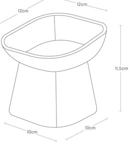 Keramická miska pre domáceho maznáčika Tower – YAMAZAKI