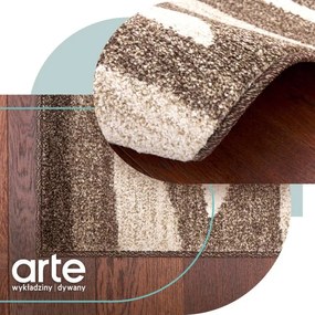 Koberec Sari K186A svetlohnedý