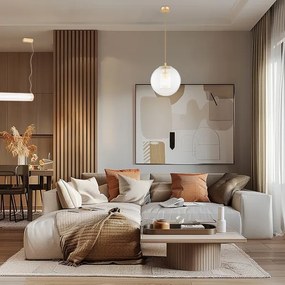 Argon 8626 - Luster na lanku HAMPTON 1xE27/15W/230V