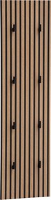 XXXLutz VEŠIAKOVÝ PANEL, farba duba, 30/110,6/2,6 cm MID.YOU - Vešiakové steny - 000895012801