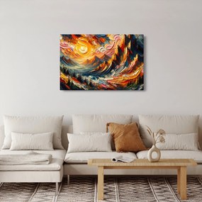 Obraz - Hory zalité slnkom (90x60 cm)