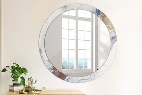 Okrúhle ozdobné zrkadlo Abstraktné tekuté umenie fi 90 cm