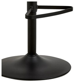 Béžová barová stolička s nastaviteľnou výškou/s podrúčkami (výška sedadla 85 cm) Eddie – Actona