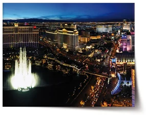 Sablio Plagát Las Vegas - 60x40 cm