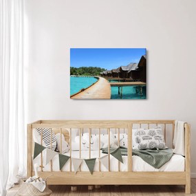 Obraz Maledivy (90x60 cm)