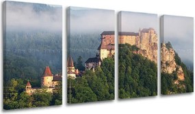 Obraz na stenu 4 dielny SLOVENSKO SK010E41