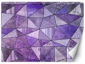 Gario Fototapeta Fialové geometrické textúry - Andrea Haase Materiál: Vliesová, Rozmery: 200 x 140 cm