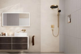 Hansgrohe ShowerSelect Comfort E, termostat pod omietku pre 2 spotrebiče, kartáčovaný bronz, HAN-15572140