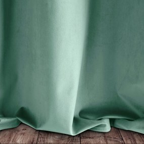 ZATEMŇOVACÍ ZÁVES NA KRÚŽKOCH PIERRE 140X250 CM MENTOLOVÁ