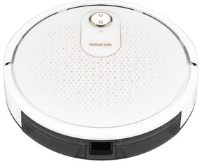 Sencor - Inteligentný robotický vysávač s mopom 2v1 28W/2600 mAh Wi-Fi biela + DO