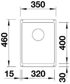 BLANCO SUBLINE 320-U InFino SILGRANIT tartufo bez tiahla 523414