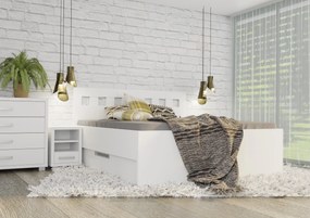 Wood Service Posteľ Janka Kráľovská výška s úložným priestorom 140 x 200