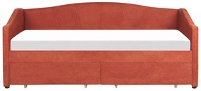 Jednolôžková posteľ 200 x 90 cm Vitto (červená) (s roštom a úložným priestorom). Vlastná spoľahlivá doprava až k Vám domov. 1076507