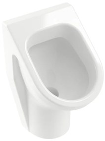 Villeroy & Boch ARCHITECTURA - Odsávací pisoár, 355x385 mm, s keramickým sitkom, biela alpin 55742001