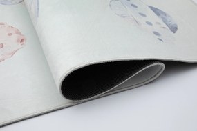 Detský koberec KIDS obdĺžnikový z polyesteru – jemné farby Rozmer: 140x200 cm