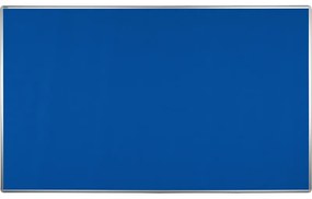 Textilná nástenka ekoTAB v hliníkovom ráme, 2000 x 1200 mm, modrá