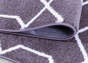 Koberce Breno Kusový koberec EFOR 3713 Violet, fialová, viacfarebná,200 x 290 cm