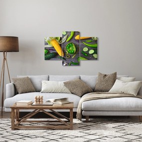 Obraz so zeleninou (90x60 cm)