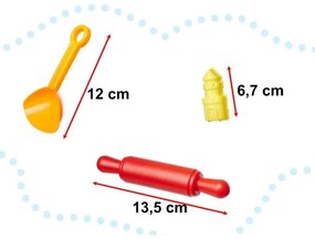 KIK Magický kinetický piesok 750g + formičky - súprava zámok