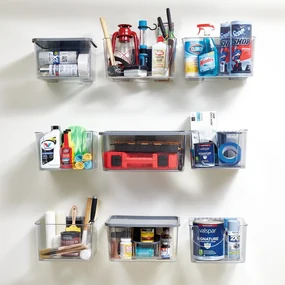 Nástenný úložný box z recyklovaného plastu iD Wallspace - iDesign
