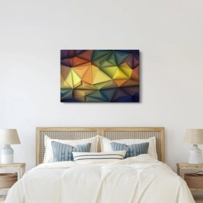 Obraz - Polygonálna 3D abstrakcia (90x60 cm)
