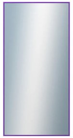 DANTIK - Zrkadlo v rámu, rozmer s rámom 60x120 cm z lišty Hliník modrá m. (7002242)