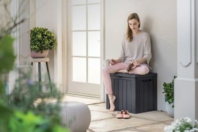 KETER URBAN BOX 113L Záhradný úložný box 59,6 x 46 x 53 cm, grafit 17208013