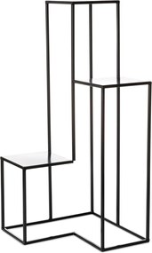 STOJAN NA KVETINÁČ KASKADA 85X40X40 CM ČIERNA