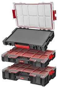 Sada zásuvkových Qbrick System PRO organizérov 300 + 200 + 100 MFI s nástenným konektorom