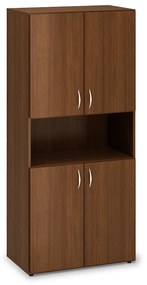 Vysoká skriňa ProOffice 80 x 47 x 178 cm, orech