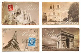 Ceduľa Paríž známka - Paris