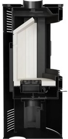 Kratki KOZA/AB/S/2 - Krbové oceľové kachle 10kW 150mm