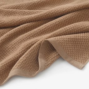 Goldea bavlnený froté uterák / osuška micro pure - škoricový 30 x 50 cm