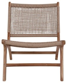 Dizajnové kreslo Jadiel teak - syntetický ratan