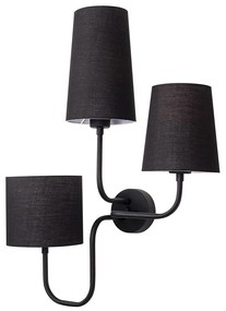 Nástenné svietidlo Catal čierne