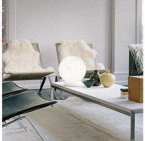 Ideal Lux - Stolná lampa CARTA 1xE27/25W/230V pr. 20 cm biela