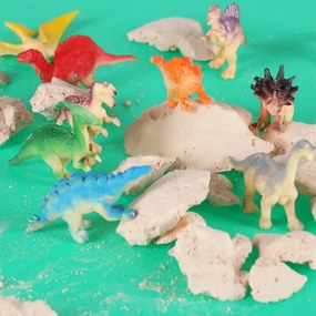 KIK Stonka Archeologická sada Dinosaurie vajce s 12 figúrkami